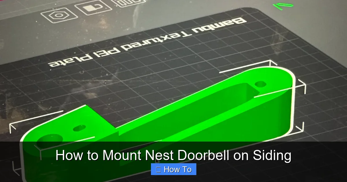 How to Mount Nest Doorbell on Siding
