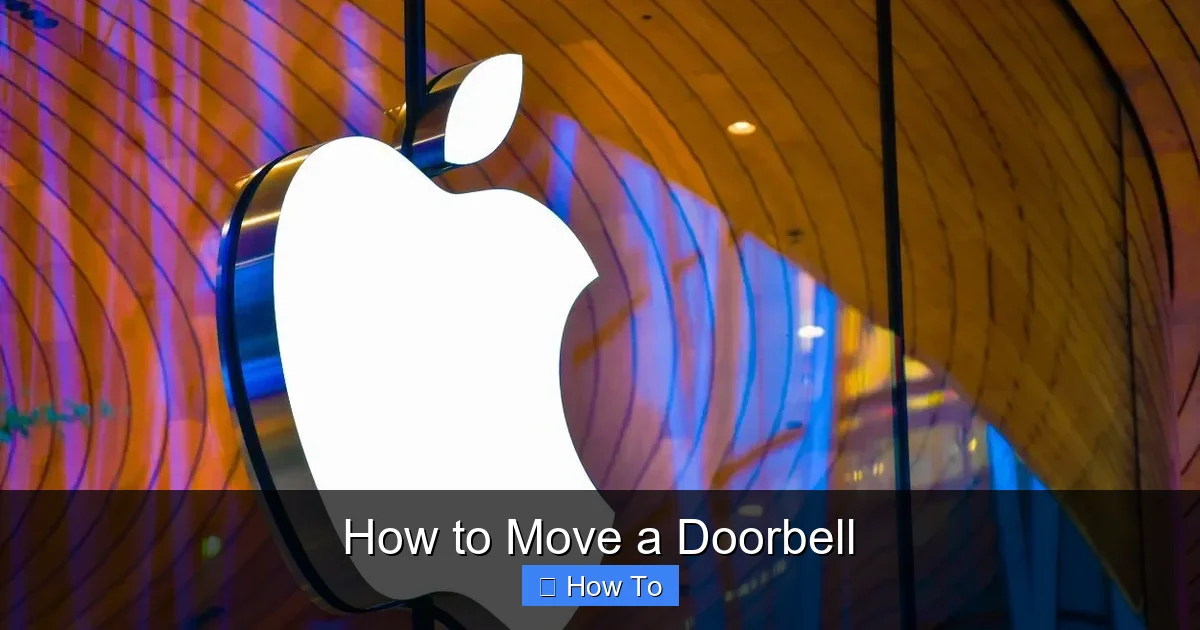 How to Move a Doorbell