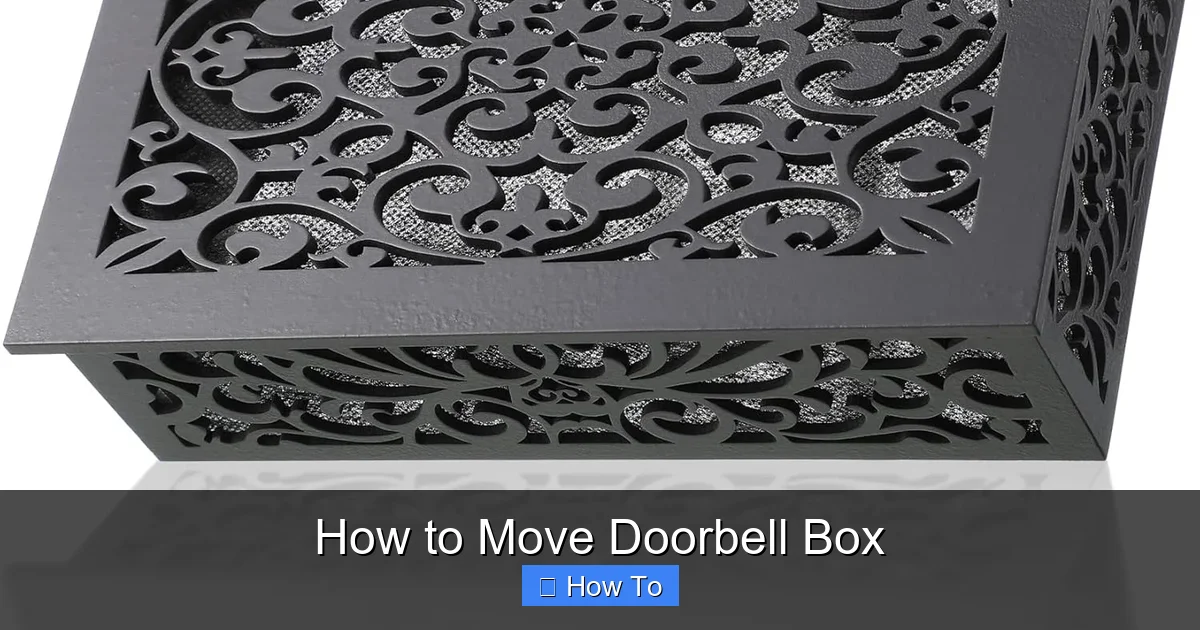 How to Move Doorbell Box