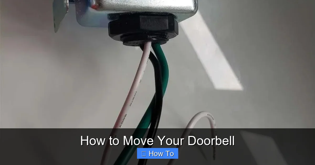 How to Move Your Doorbell