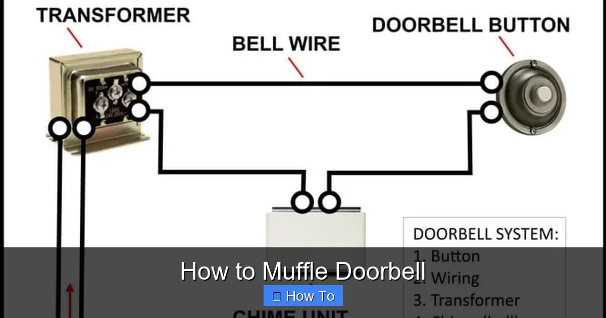How to Muffle Doorbell