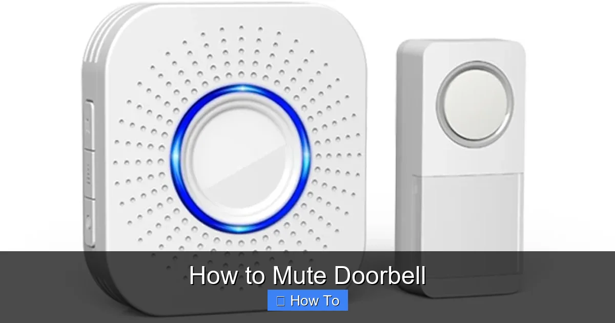How to Mute Doorbell
