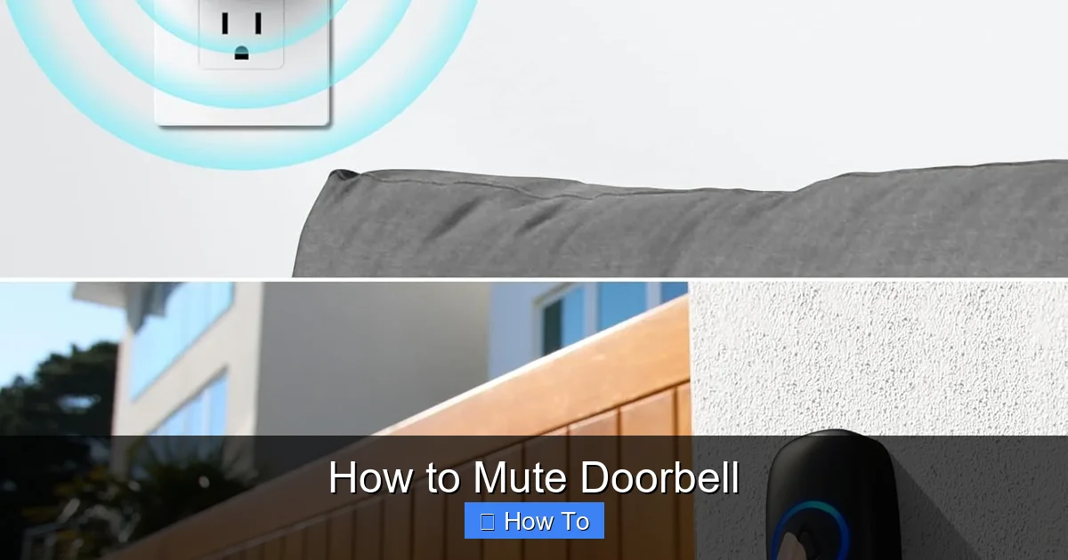 How to Mute Doorbell