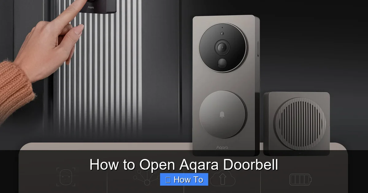 How to Open Aqara Doorbell