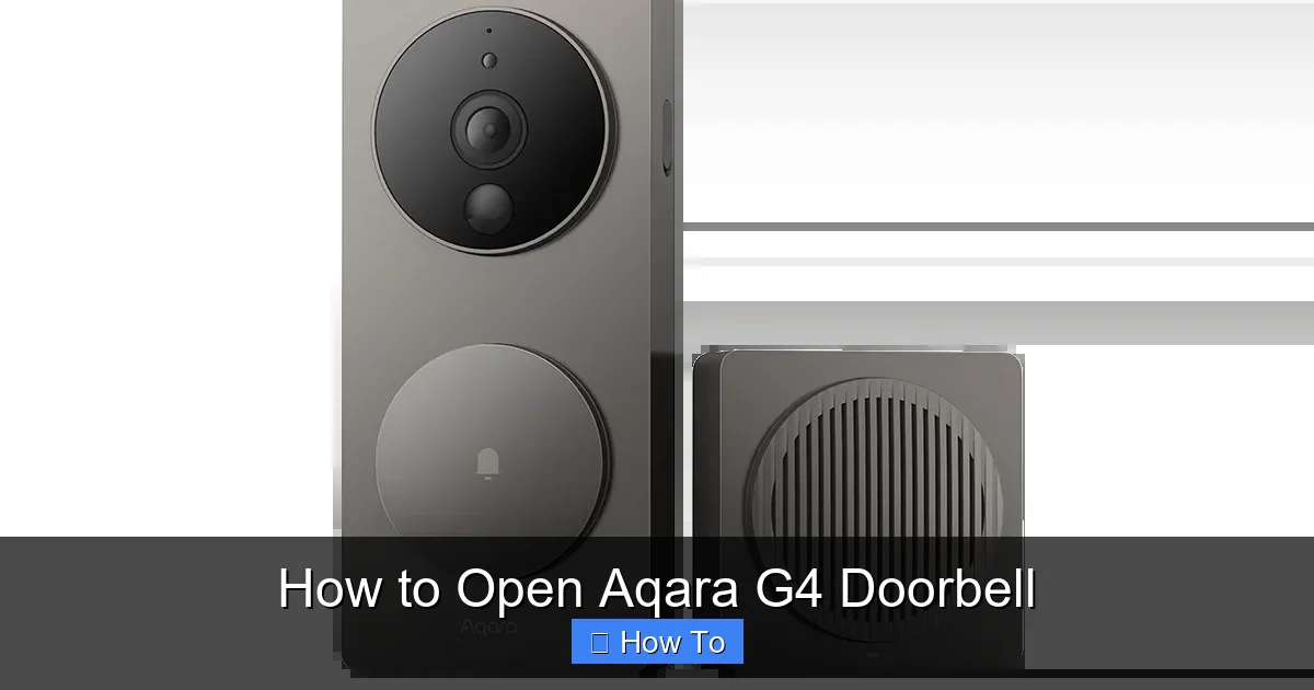 How to Open Aqara G4 Doorbell