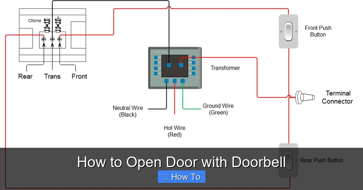 How to Open Door with Doorbell