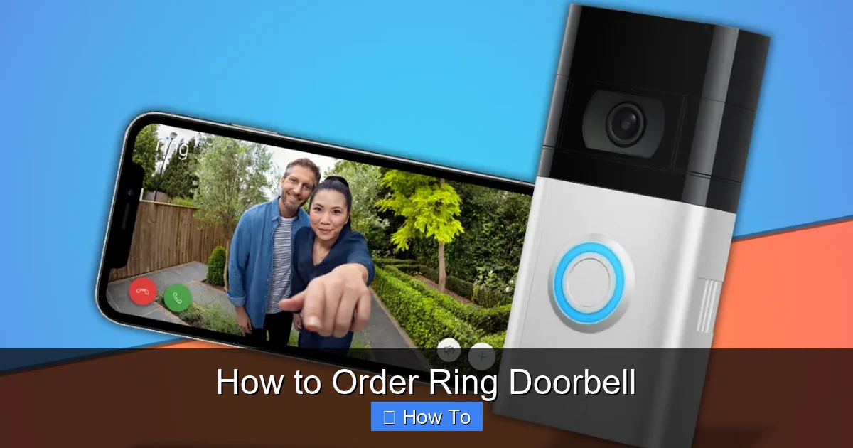 How to Order Ring Doorbell