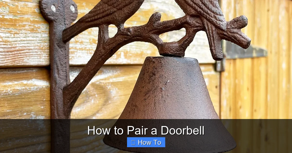 How to Pair a Doorbell
