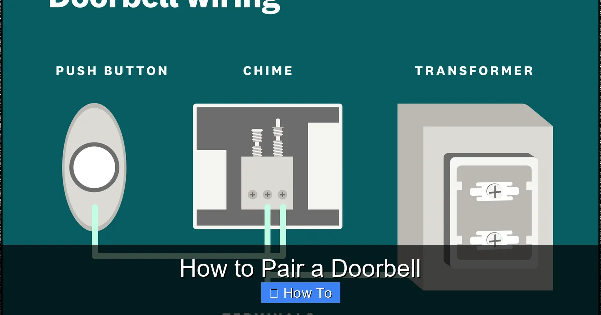 How to Pair a Doorbell