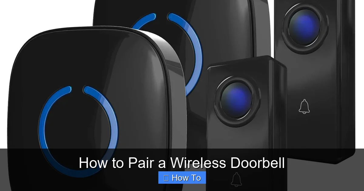 How to Pair a Wireless Doorbell