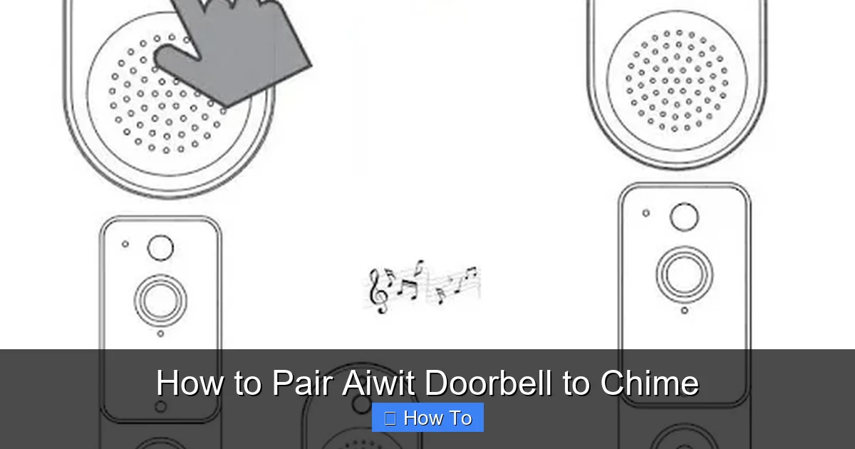 How to Pair Aiwit Doorbell to Chime