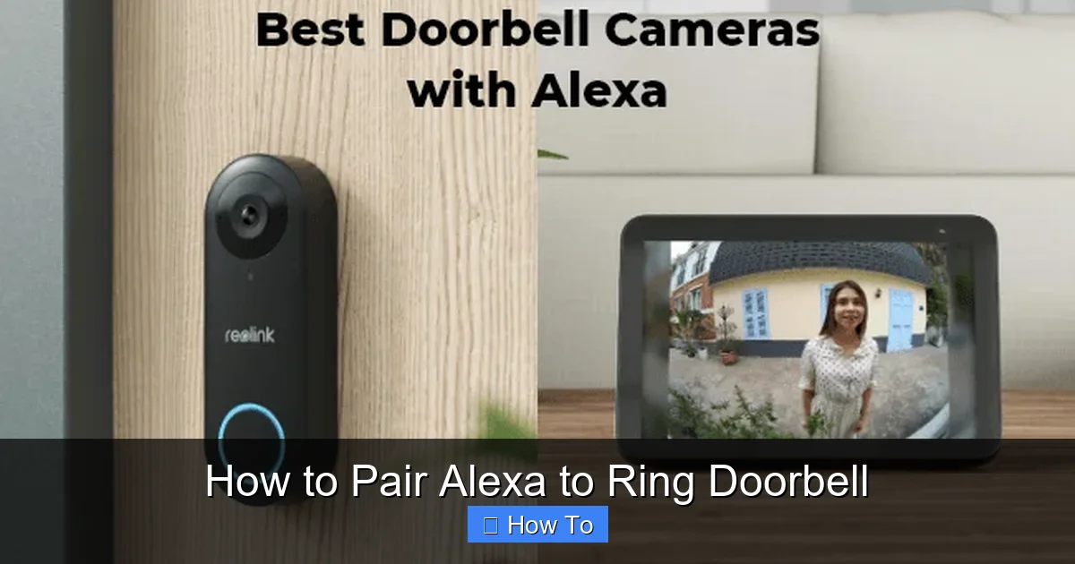 How to Pair Alexa to Ring Doorbell