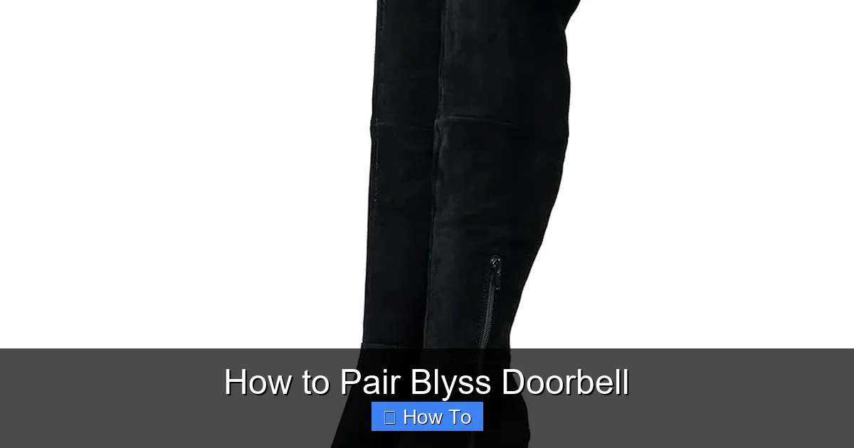 How to Pair Blyss Doorbell