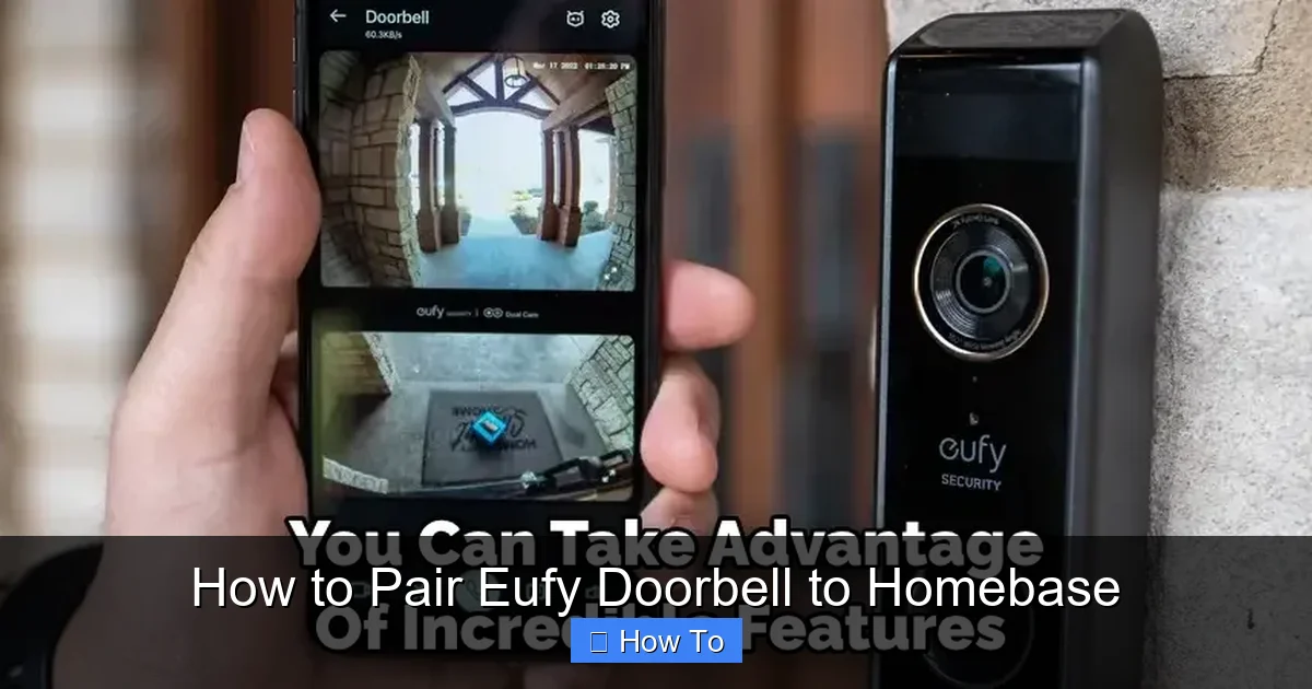 How to Pair Eufy Doorbell to Homebase