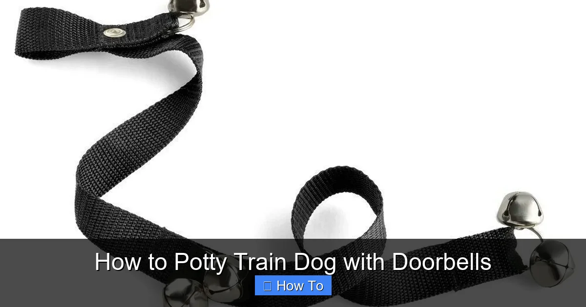 How to Potty Train Dog with Doorbells