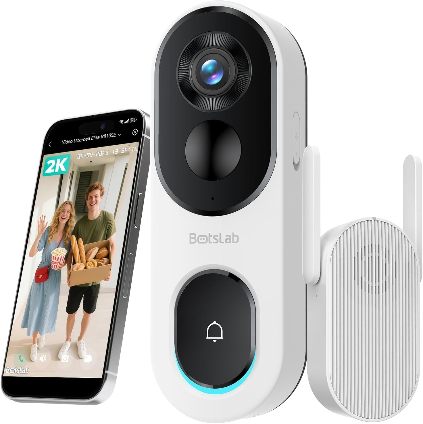 BOTSLAB 2K Doorbell Camera Review 2026: Best Wireless Video Doorbell with No Mon
